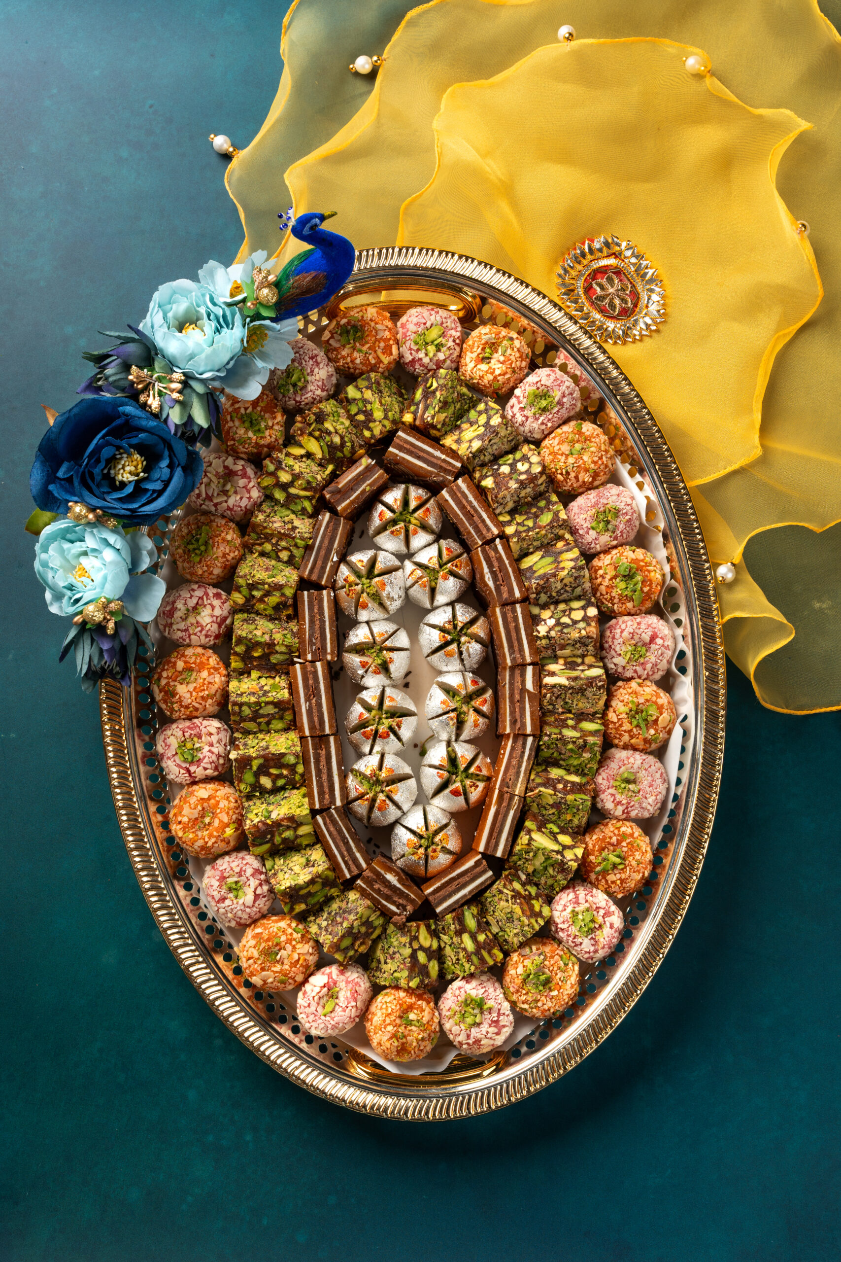 Customized Peacock Thaal